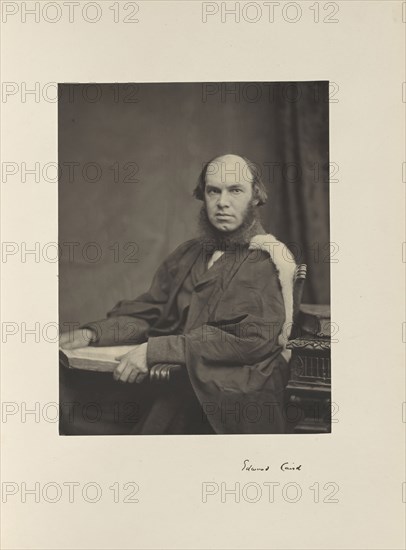 Edward Caird, B.A., Professor of Moral Philosophy; Thomas Annan, Scottish,1829 - 1887, Glasgow, Scotland; 1871; Carbon print