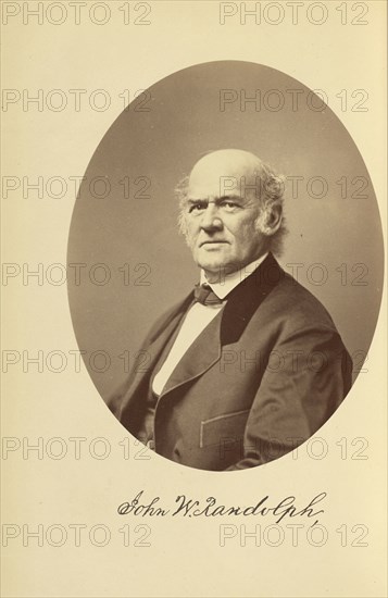 John W. Randolph; Bendann Brothers, American, active 1850s - 1873, Baltimore, Maryland, United States; 1871; Albumen silver