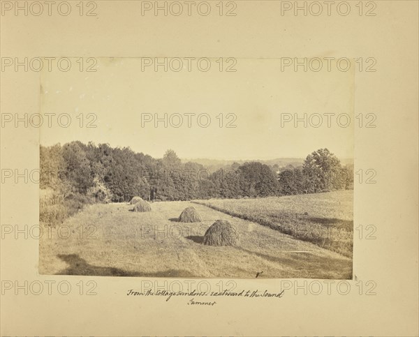 From the Cottage Windows - Eastward to the Sound - Summer; Possibly Alfred Booth, English, 1834 - 1914, and Thomas E. Jevons