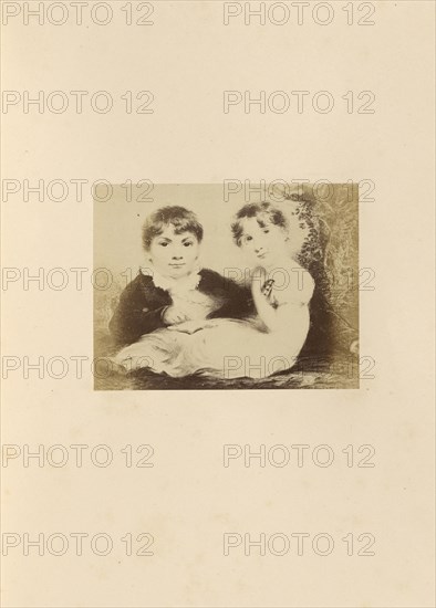 The Right Hon. W. E. Gladstone and his Sister; Charles Thurston Thompson, English, 1816 - 1868, London, England; 1865; Albumen