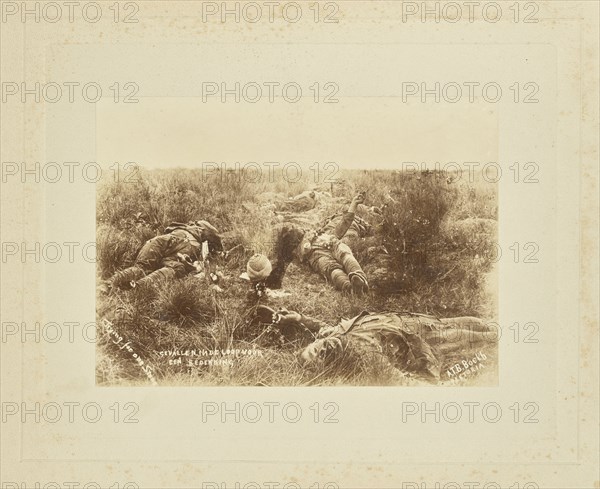 Gevallen in de loop voor een bedekking; Possibly Jan van Hoepen, Dutch, 1856 - 1922, Ladysmith, KwaZulu,Natal, South Africa