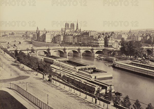 Panorama, No. 52, Édouard Baldus, French, born Germany, 1813 - 1889, Paris, France; 1860s; Albumen silver print