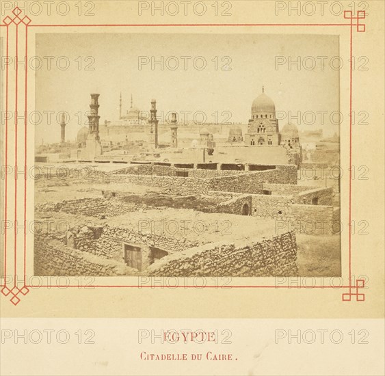 Citadelle du Caire; Félix Bonfils, French, 1831 - 1885, Alais, France; about 1878; Albumen silver print