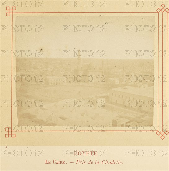 Le Caire. - Pris de la Citadelle; Félix Bonfils, French, 1831 - 1885, Alais, France; about 1878; Albumen silver print
