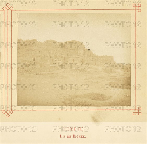 Ile de Bighée; Félix Bonfils, French, 1831 - 1885, Alais, France; about 1878; Albumen silver print