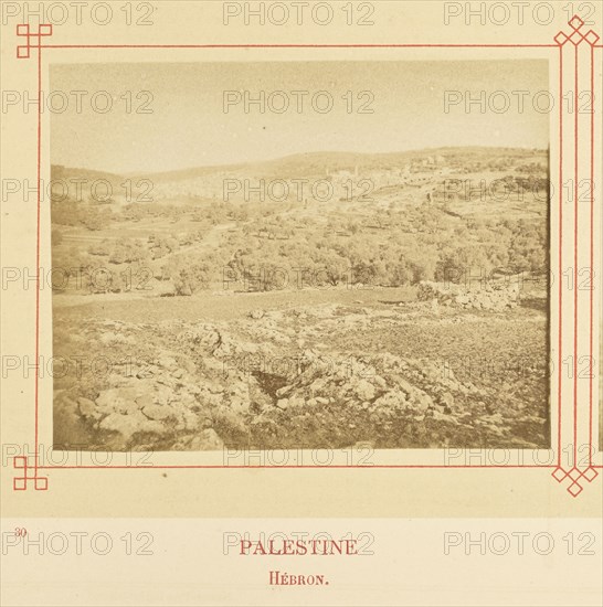 Hébron; Félix Bonfils, French, 1831 - 1885, Alais, France; about 1878; Albumen silver print