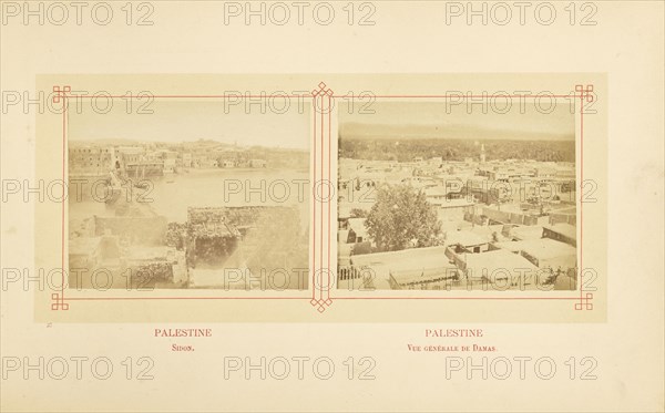 Sidon; Félix Bonfils, French, 1831 - 1885, Alais, France; about 1878; Albumen silver print