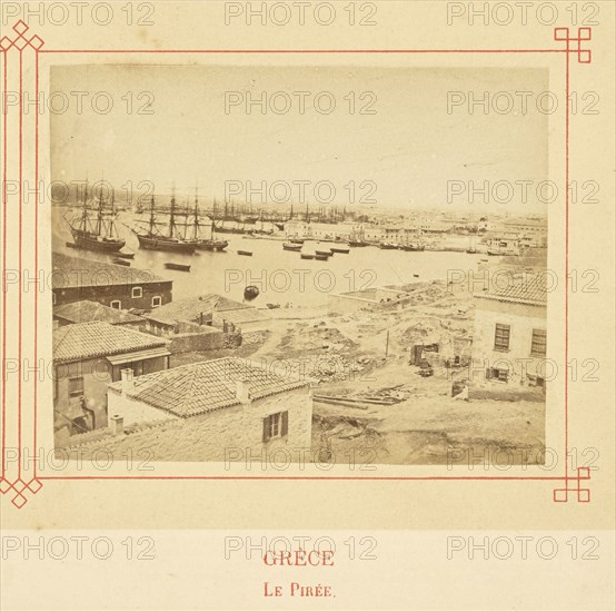 Le Pirée; Félix Bonfils, French, 1831 - 1885, Alais, France; about 1878; Albumen silver print