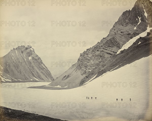 Spiti: The Manirang Pass, Elevation 18,600 feet; Samuel Bourne, English, 1834 - 1912, India; 1866; Albumen silver print