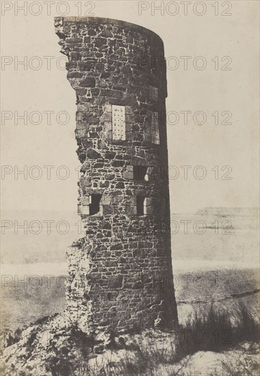 Tour en ruine; Thomas Sutton, British, 1819 - 1875, Louis Désiré Blanquart-Evrard, French, 1802 - 1872, Jersey, England; 1854