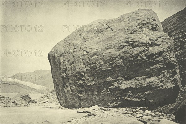 Le Bloc Erratique de Serpentine, Cubant 7343m; Aimé Civiale, Italian, 1821 - 1893, Print by Jean-Dominique Gustave Arosa