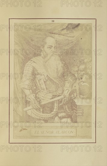 Portrait of Alarcon; Nikolaas Henneman, British, 1813 - 1893, London, England; 1847; Salted paper print; 12.1 × 8.3 cm