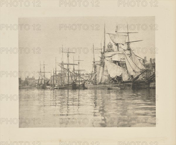 Great Yarmouth Harbour; Peter Henry Emerson, British, born Cuba, 1856 - 1936, London, England; 1890; Photogravure