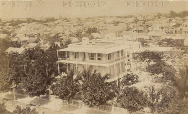 Maison de l'Agent de la Mr. Morgan W. Giff à Key West, Floride; Key West, Florida, United States; 1860s - 1880s; Albumen silver