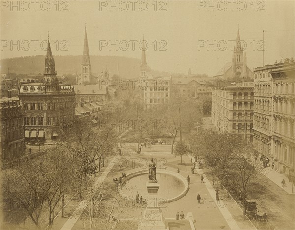 Montreal, Place Victoria; Montreal, Quebec, Canada; 1860s - 1880s; Albumen silver print