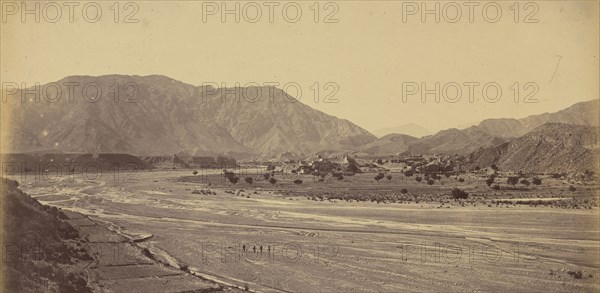 Desert panorama; John Burke, British, active 1860s - 1870s, Afghanistan; 1878 - 1879; Albumen silver print