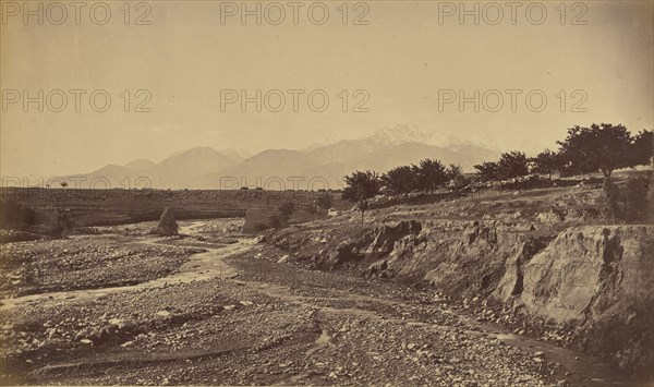 Desert landscape; John Burke, British, active 1860s - 1870s, Afghanistan; 1878 - 1879; Albumen silver print