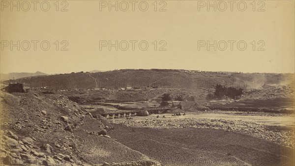 Desert scene; John Burke, British, active 1860s - 1870s, Afghanistan; 1878 - 1879; Albumen silver print