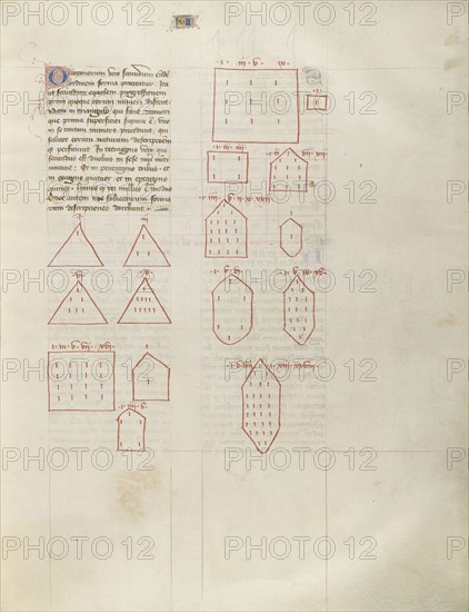 Chart; Virgil Master, French, active about 1380 - 1420, Paris, France; about 1405; Tempera colors, gold paint, gold leaf