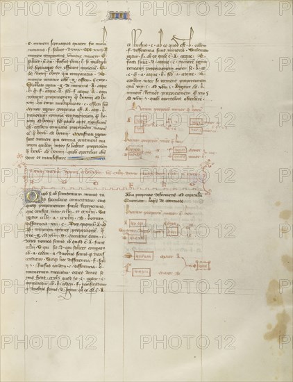 Chart; Virgil Master, French, active about 1380 - 1420, Paris, France; about 1405; Tempera colors, gold paint, gold leaf