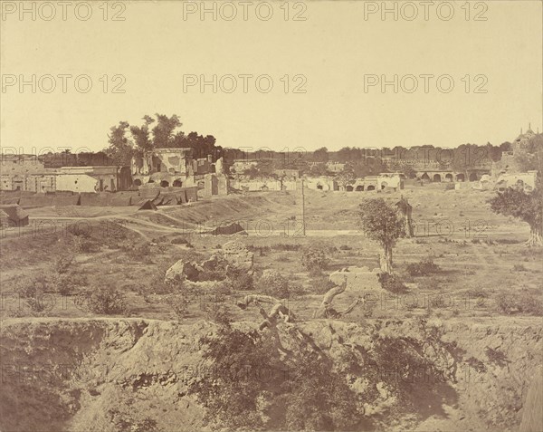 Last Breaching Battery Delhie Watergate; Felice Beato, 1832 - 1909, Delhi, India; 1858 - 1860; Albumen