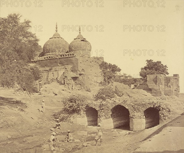 Khoodsia Bagh; Felice Beato, 1832 - 1909, Delhi, India; 1858 - 1860; Albumen silver print