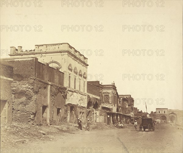 House in which the King was confined in the Palace; Felice Beato, 1832 - 1909, Delhi, India; 1858 - 1860