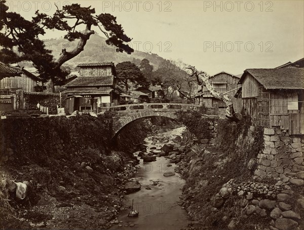 Near Nagasaki; Felice Beato, 1832 - 1909, Nagasaki, Japan; 1863 - 1868; Albumen silver print