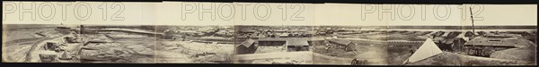 Panorama, View of Pehtung, Binhai New Area, Tianjin, China, August 1st, 1860; Felice Beato, 1832 - 1909, Henry Hering, 1814 - 1893