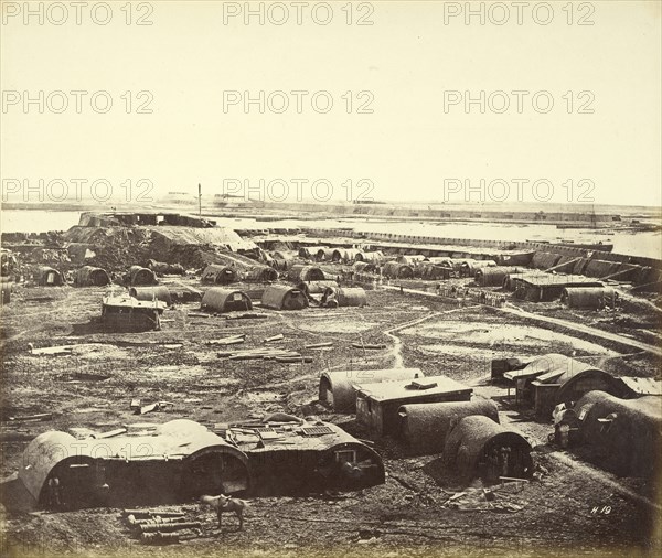 Interior of North Fort, Showing the Chinese Encampment, August 21st, 1860; Felice Beato, 1832 - 1909