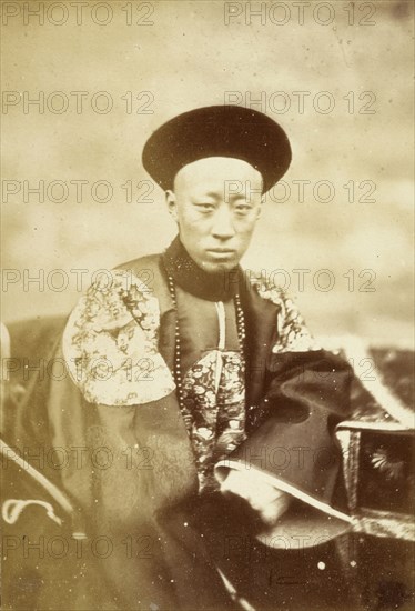 Prince Kung; Felice Beato, 1832 - 1909, Henry Hering, 1814 - 1893, China; 1860; Albumen silver