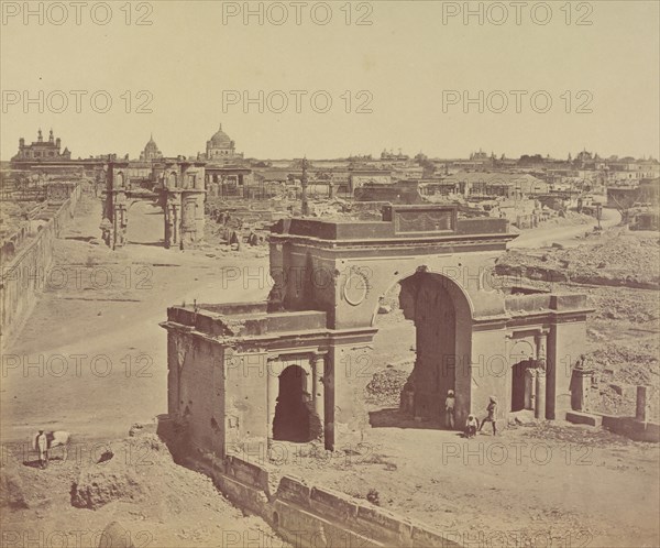 The Baille Guard Gate; Felice Beato, 1832 - 1909, Lucknow, Uttar Pradesh, India; 1858; Albumen silver