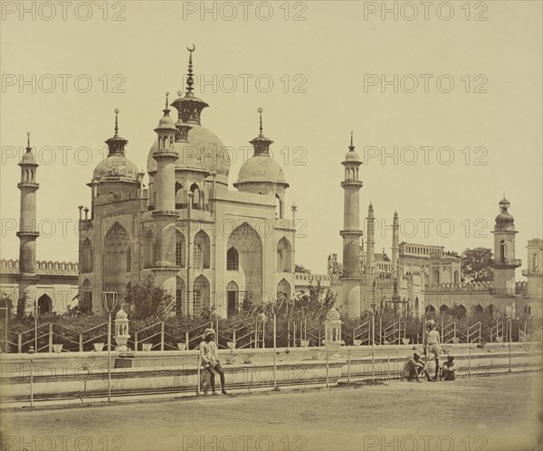 Mosque in the Hussainabad Imambara; Felice Beato, 1832 - 1909, Lucknow, Uttar Pradesh, India; April 1858