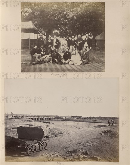 Sonepore Races 1869; Unknown maker; Sonepur, India; 1869; Albumen silver print