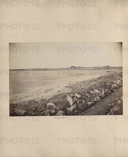 Okhla Weir; Unknown maker; Delhi, India; before 1875; Albumen silver print