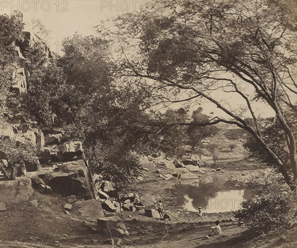 Left View of the Crow's Nest Battery; Felice Beato, 1832 - 1909, India; 1858 - 1859; Albumen silver print