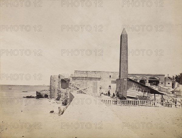 Obelisk; F. Meissner, French, active 1860s - 1870s, Alexandria, Egypt; before 1881; Albumen silver print