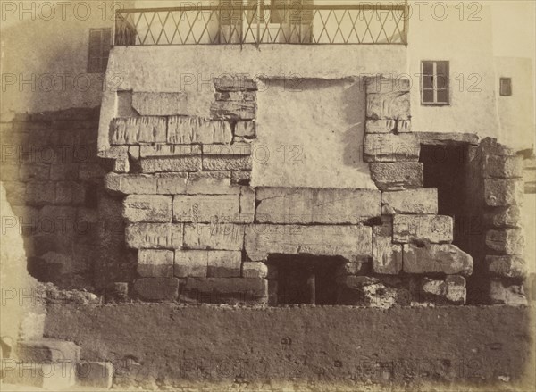 Maison de France, Luxor; Théodule Devéria, French, 1831 - 1871, France; 1859; Albumen silver print