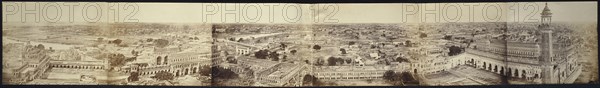 Panorama of Lucknow, Taken from the Kaiserbagh Palace; Felice Beato, 1832 - 1909, Henry Hering