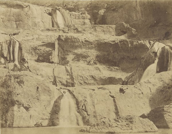 Cascade d'El-Ourit, Tlemcen, Algeria; John Beasly Greene, American, born France, 1832 - 1856, print: probably France; 1856