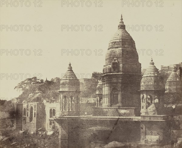 Bénarès, Temple hindou; Baron Alexis de La Grange, French, 1825 - 1917, France; negative 1849 - 1851; print 1851; Albumen