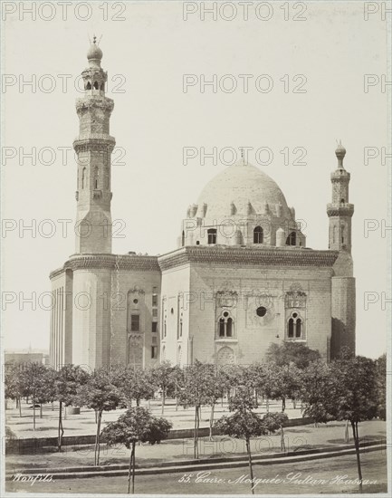 Mosquée Sultan Hassan, Caire, Mosquée Sultan Hassan, Basse Egypte Janvier 1906, Travel albums Paul Fleury's trip Middle East