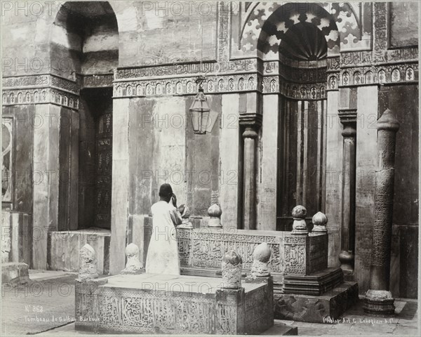 Tombeau de Sultan Bartouk, Basse Egypte Janvier 1906, Travel albums from Paul Fleury's trips to Switzerland, the Middle East
