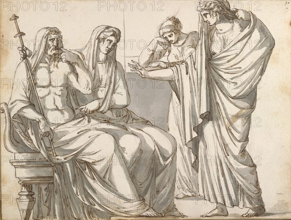 Sketchbook of Roman antiquities, Dupasquier, Antoine-Léonard, 1748?-1832, pen and ink, pencil, wash, 1779, Drawings