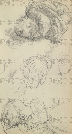 Sketchbook of Adolph Menzel, Menzel, Adolph, 1815-1905, pencil on paper, 1863, German painter