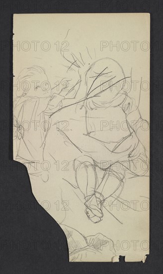 Sketchbook of Adolph Menzel, Menzel, Adolph, 1815-1905, pencil on paper, 1863, German painter