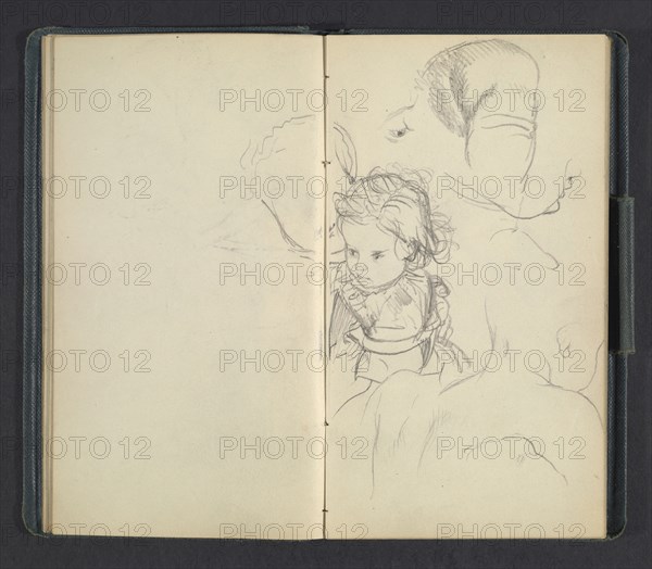 Sketchbook of Adolph Menzel, Menzel, Adolph, 1815-1905, pencil on paper, 1863, German painter