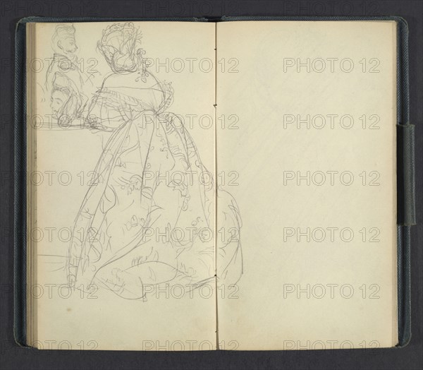 Sketchbook of Adolph Menzel, Menzel, Adolph, 1815-1905, pencil on paper, 1863, German painter