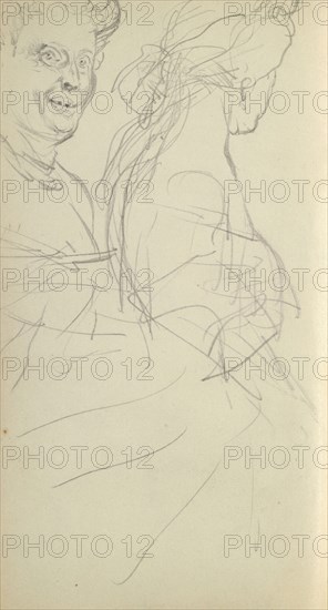 Sketchbook of Adolph Menzel, Menzel, Adolph, 1815-1905, pencil on paper, 1863, German painter