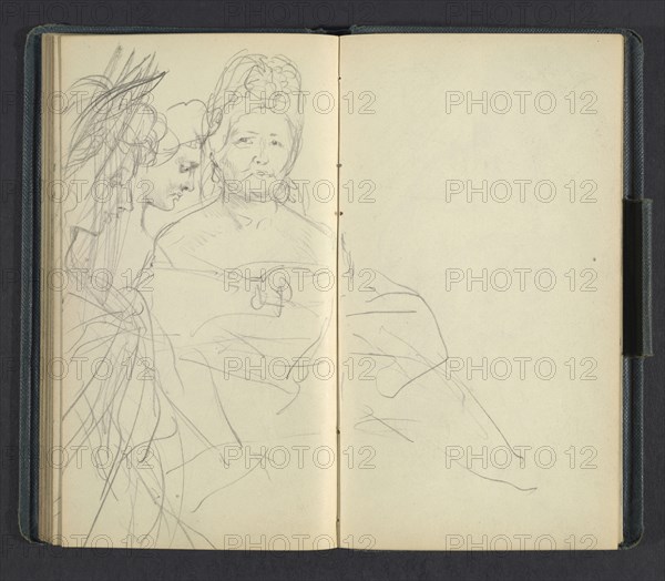 Sketchbook of Adolph Menzel, Menzel, Adolph, 1815-1905, pencil on paper, 1863, German painter